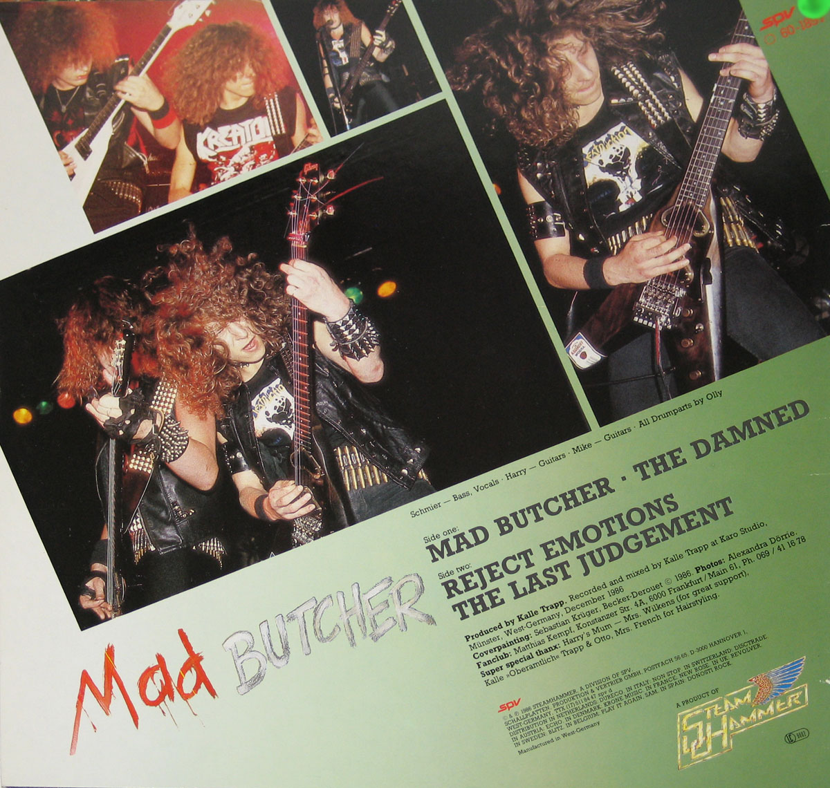 High Resolution Photo #2 DESTRUCTION Mad Butcher 